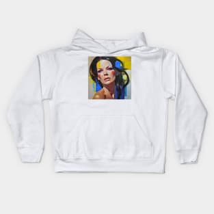 Portrait of Catherine Kids Hoodie